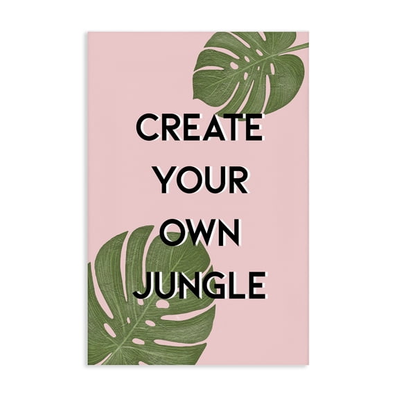 Stupell Industries Contemporary Create Your Own Jungle Canvas Art, 20 x 30, by Martina Pavlova