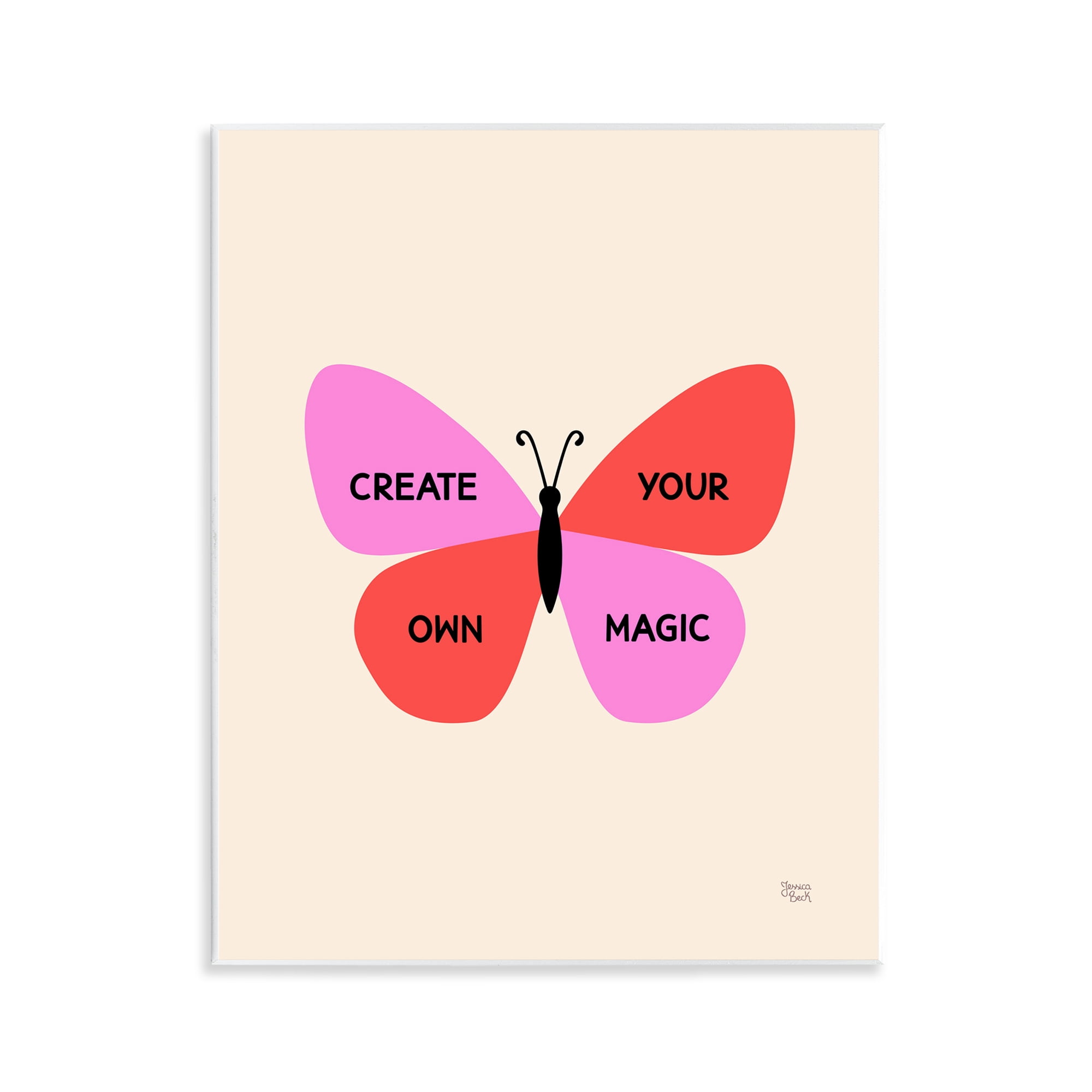 Stupell Industries Create Your Own Magic Animals Painting Unframed Art Print Wall Art, 11 x 14