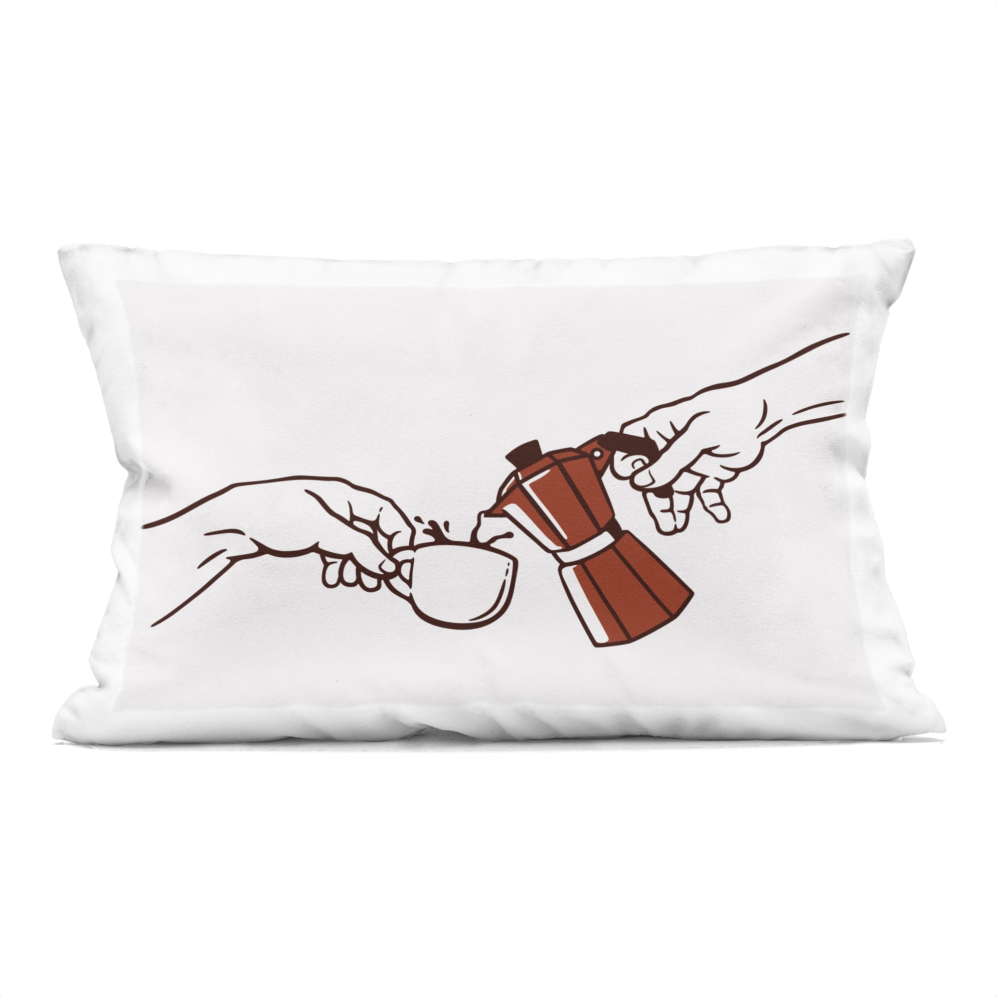 Stupell Industries Creation Of Coffee Classic Parody Decorative Printed Throw Pillow, design by Tobe Fonseca