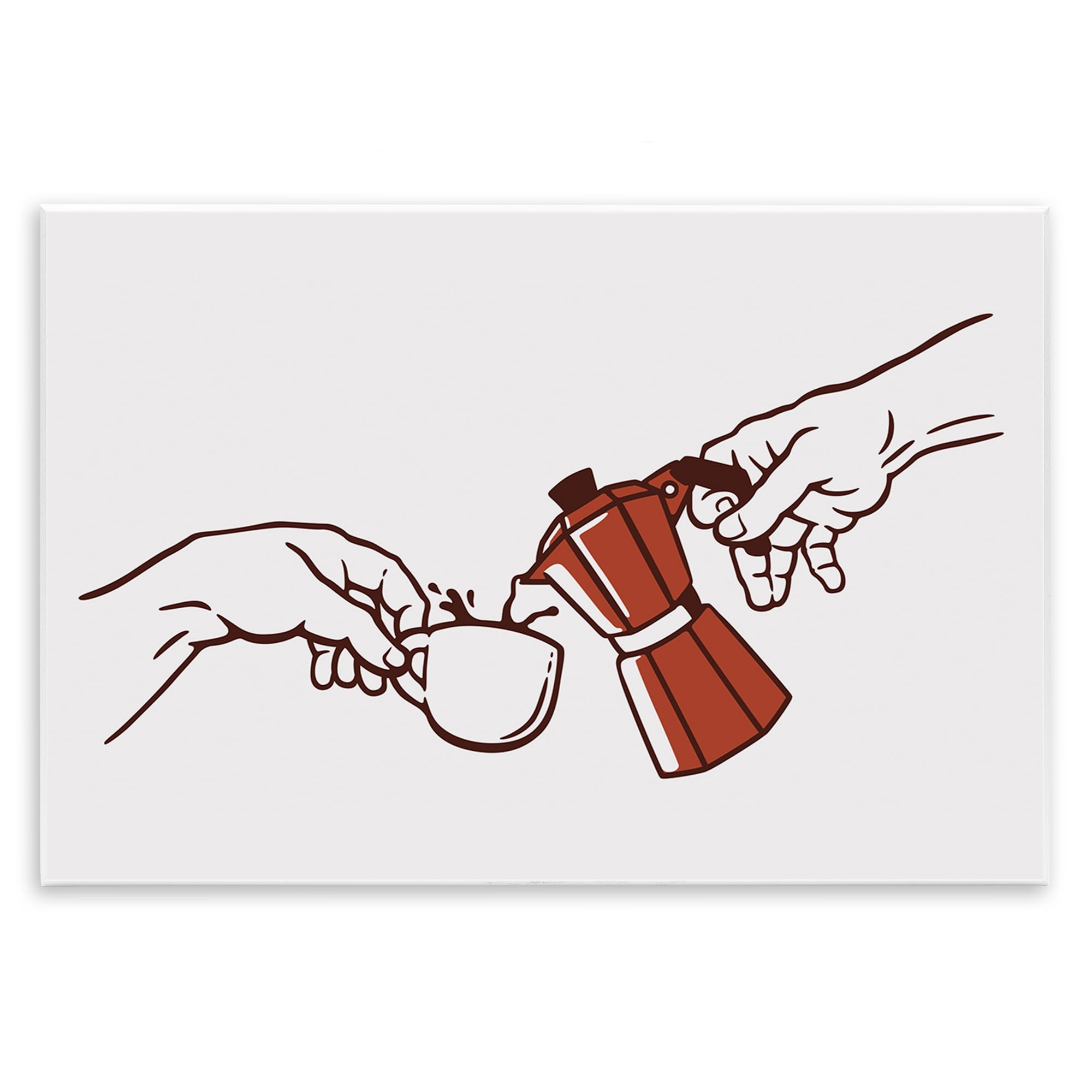 Stupell Industries Creation Of Coffee Classic Parody Wall Plaque Art, design by Tobe Fonseca