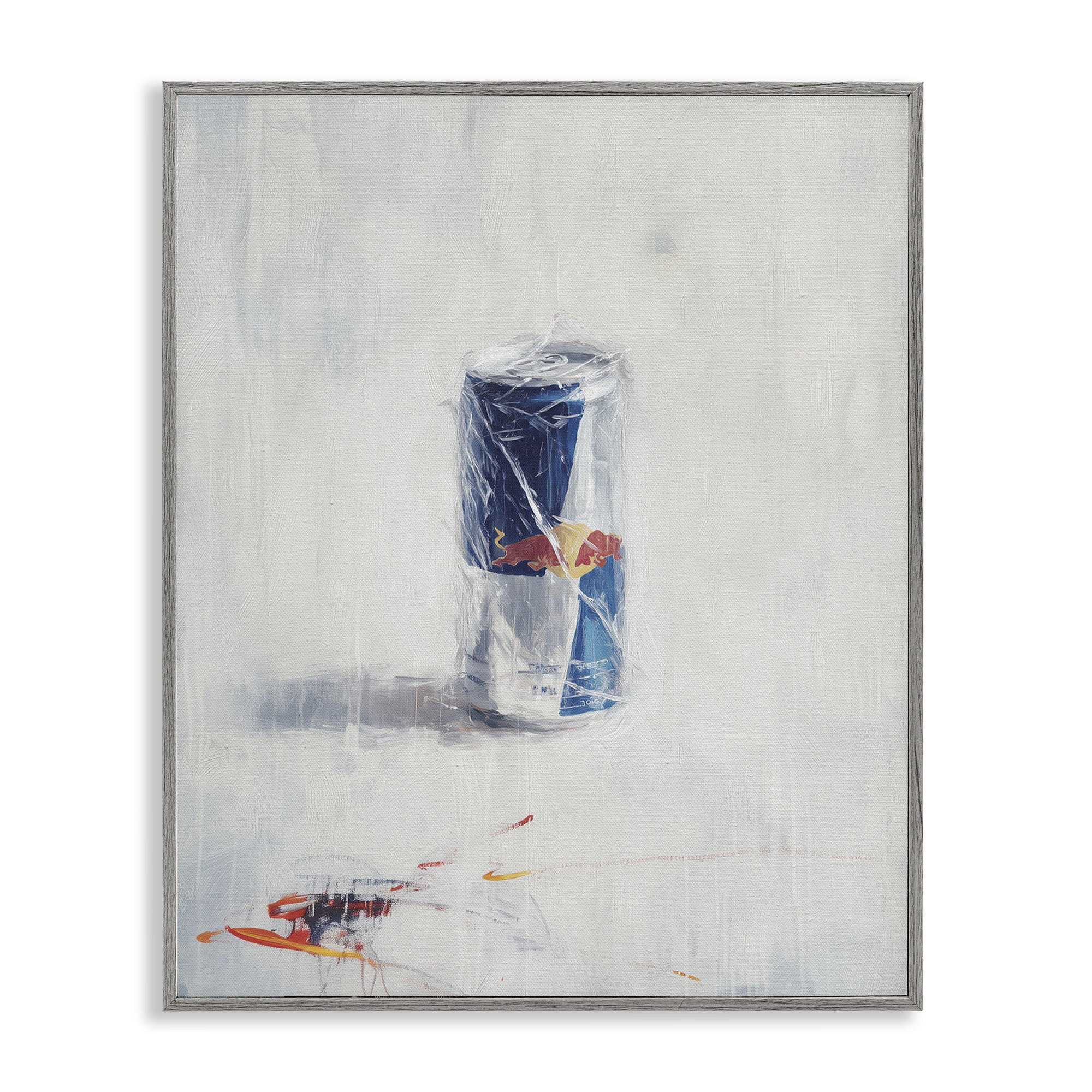 Stupell Industries Creative Energy Drink Gray Framed Giclee Art, design by Svetlana Aleynikova