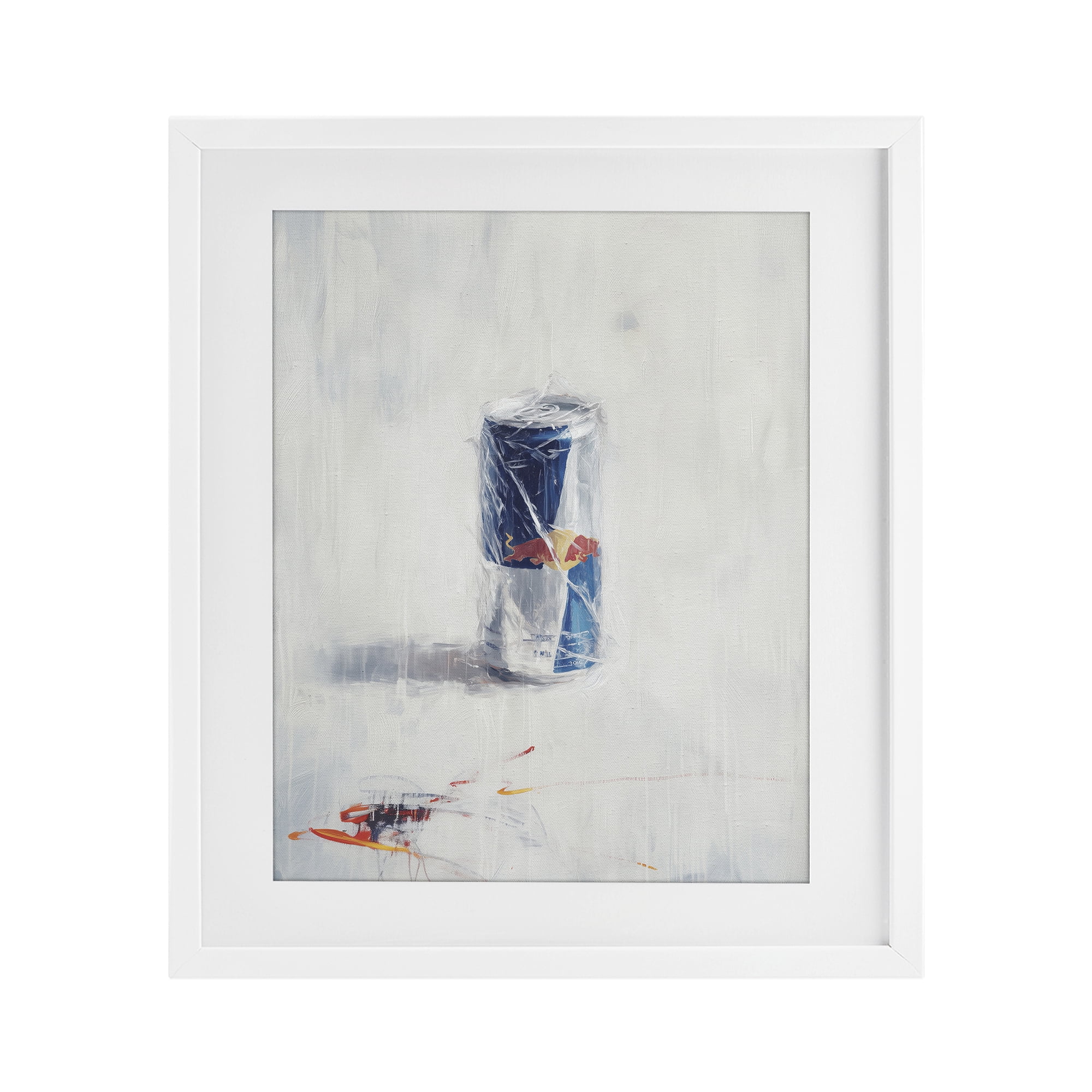 Stupell Industries Creative Energy Drink White Framed Print Under Glass, design by Svetlana Aleynikova