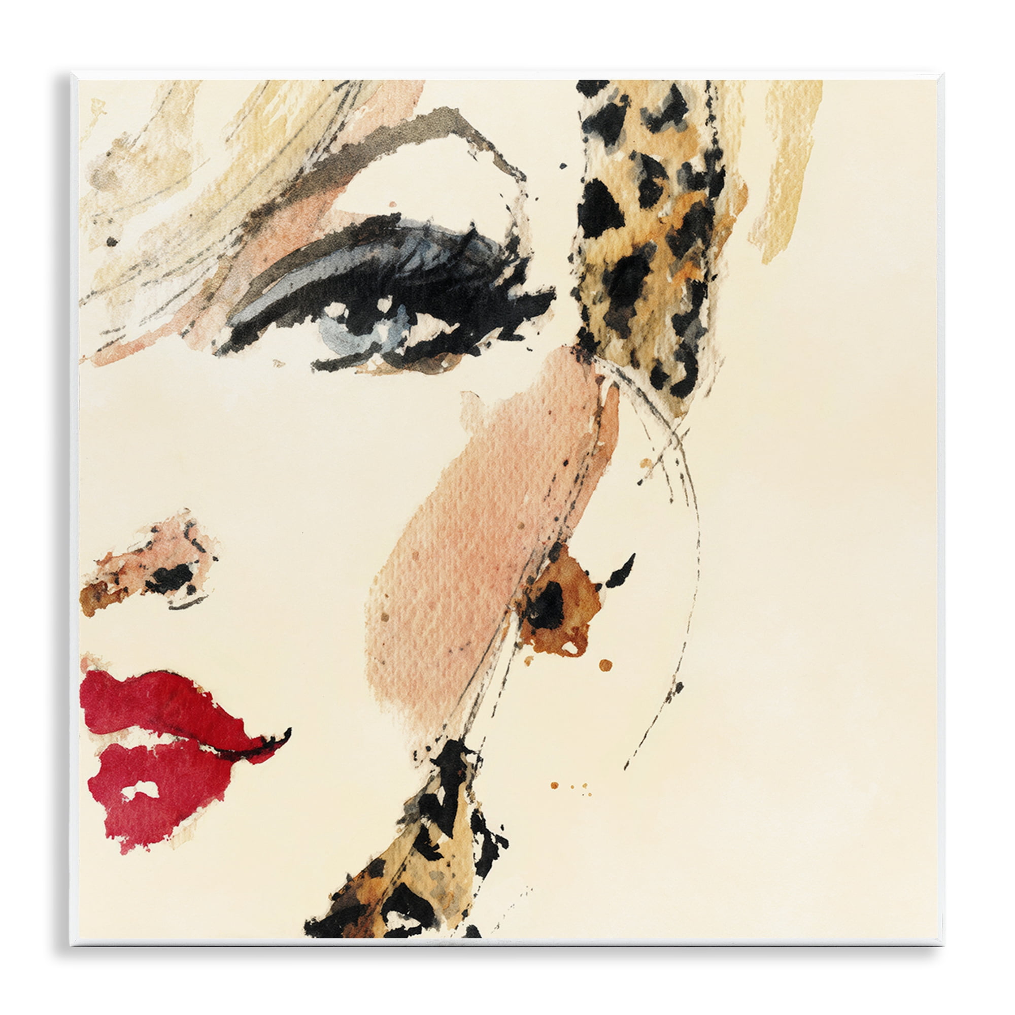 Stupell Industries Crimson Enigma Lipstick Wall Plaque Art, design by Svetlana Aleynikova
