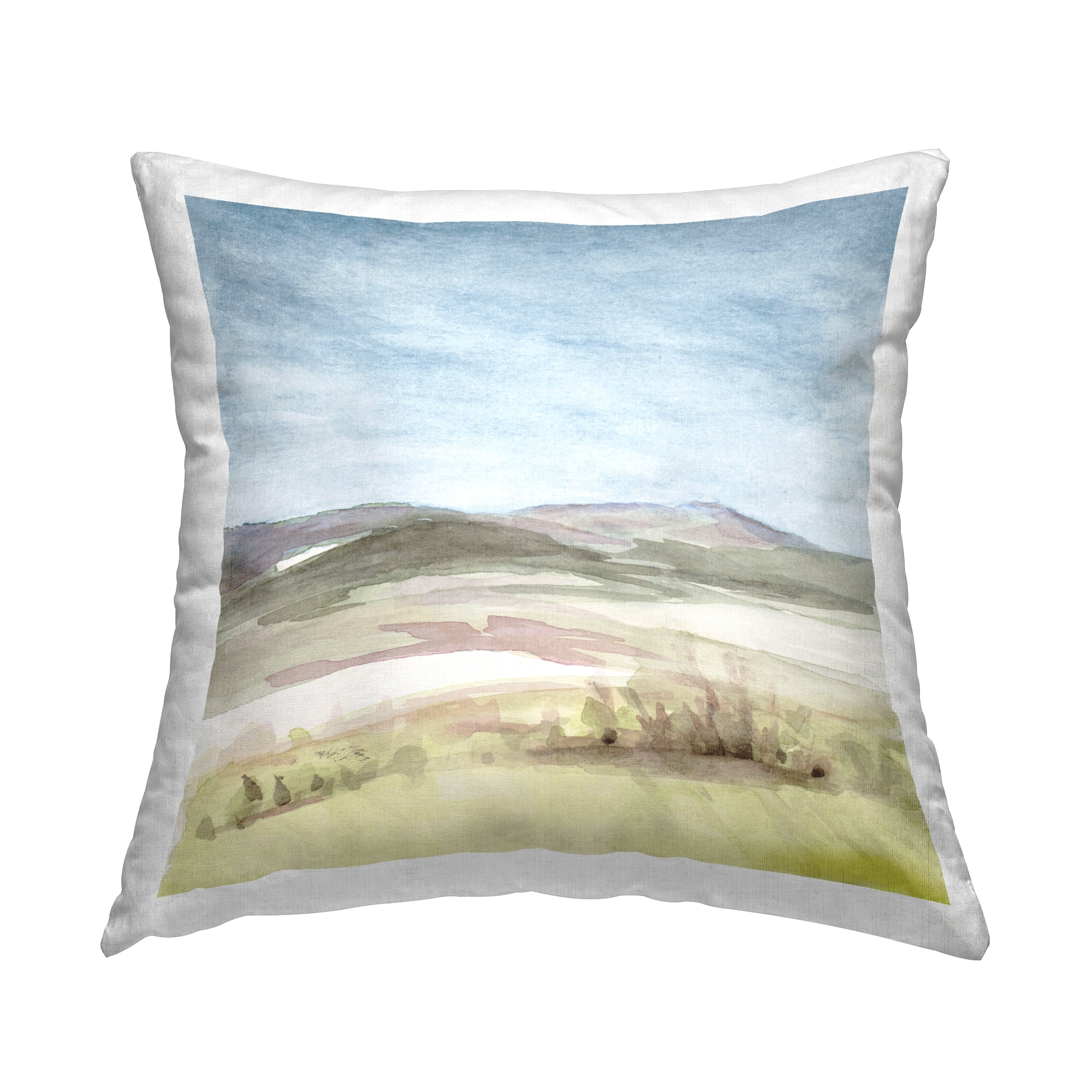 Stupell Industries Crisp Morning Landscape Decorative Printed Throw Pillow Design by Lanie Loreth.