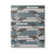 Stupell Industries Crossed Hockey Sticks Sports Painting Gallery Wrapped Canvas Art Print Wall Art, 16 x 20