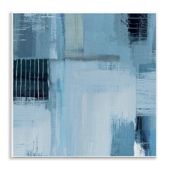 Stupell Industries Crosshatched Woven Abstract Abstract Painting Unframed Art Print Wall Art, 12 x 12