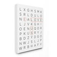 thumbnail image 1 of Stupell Industries Crossword Family Home Inspirational Word Black And White Design Canvas Wall Art by Anna Quach, 1 of 5