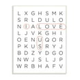 thumbnail image 1 of Stupell Industries Crossword Family Home Inspirational Word Black And White Design Wall Plaque Art by Anna Quach, 1 of 6
