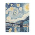 thumbnail image 1 of Stupell Industries Contemporary Crypto Lunar Glow Canvas Art, 16 x 20, by Svetlana Aleynikova, 1 of 8