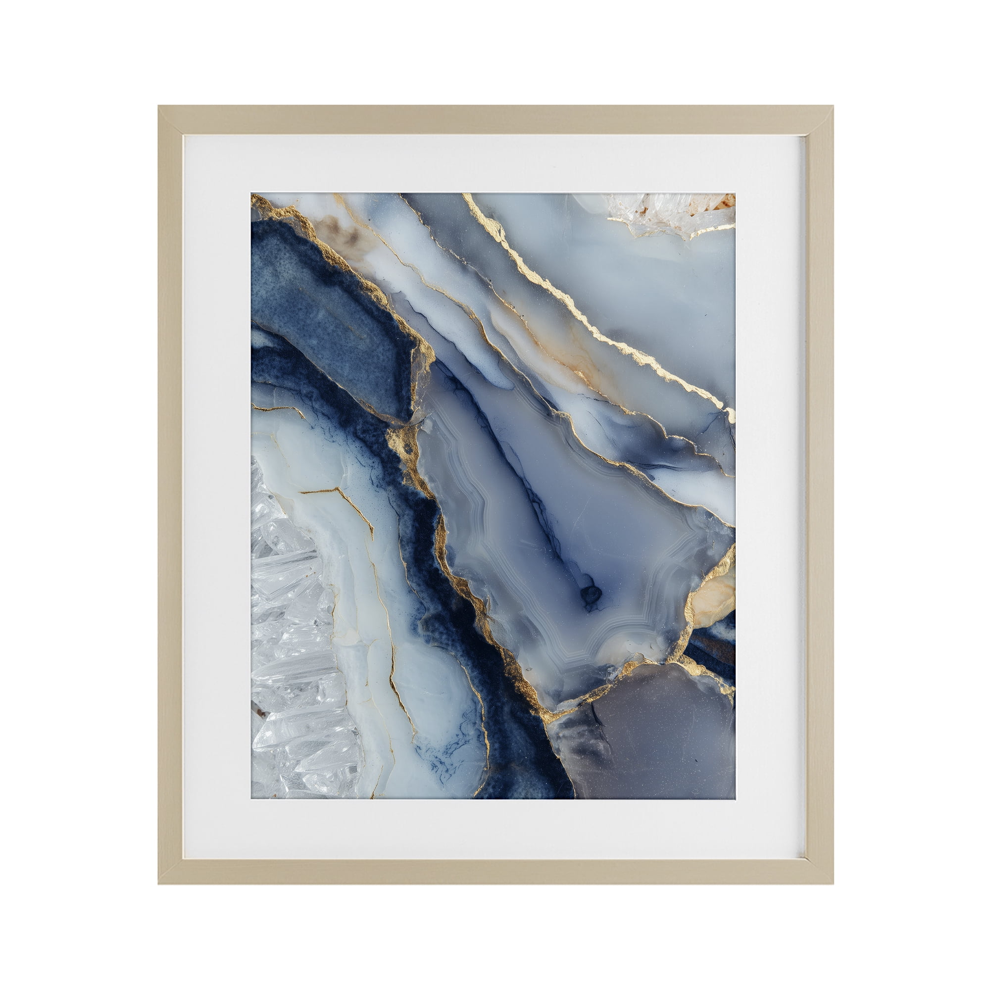 Stupell Industries Crystal Twilight Cracks Birch Framed Print Under Glass, design by Svetlana Aleynikova