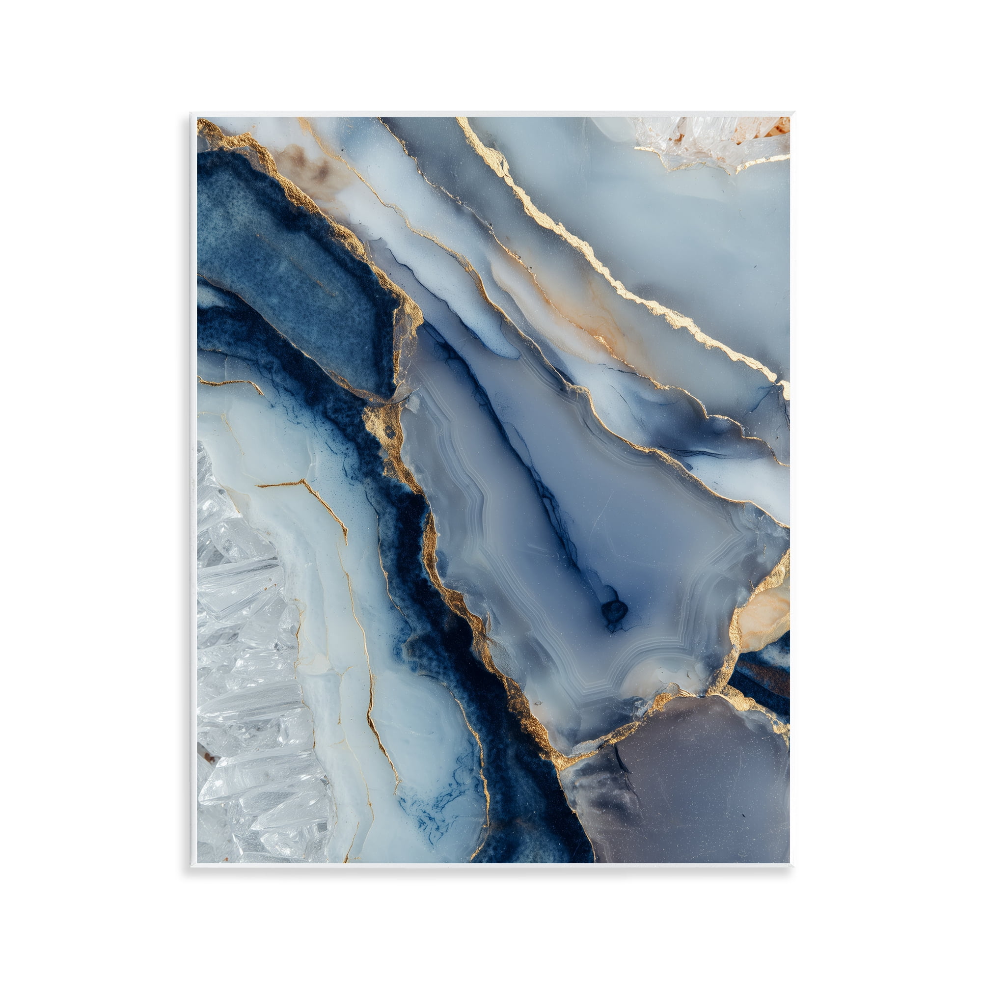 Stupell Industries Crystal Twilight Cracks Wall Plaque Art, design by Svetlana Aleynikova