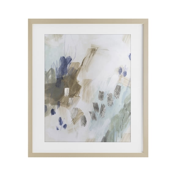 Stupell Industries Crystalline Plaster Abstract Design Birch Framed Print Under Glass design by June Erica Vess, 21 x 17