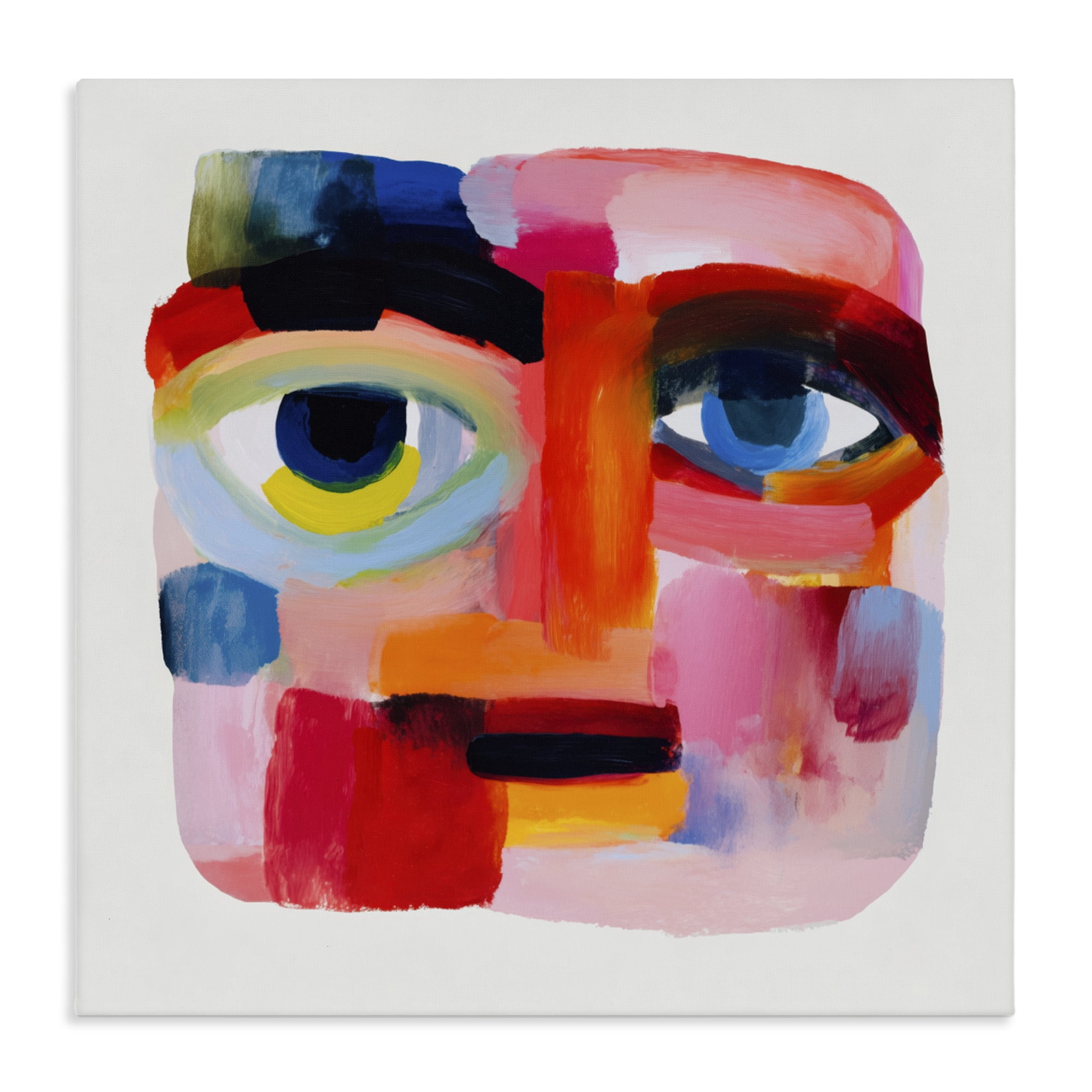 Stupell Industries Cubist Gaze in Vivids Canvas Wall Art, design by Chromatic Storm Studio