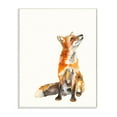 thumbnail image 1 of Stupell Industries Curious Fox Watercolor Orange Animal Painting Wall Plaque by Jennifer Goldberger, 13" x 19", Wall Plaque, 1 of 6
