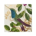 thumbnail image 1 of Stupell Industries Curious Hummingbird Golden Pattern Winter Holly Bird,24 x 24, Design by Daphne Polselli, 1 of 7