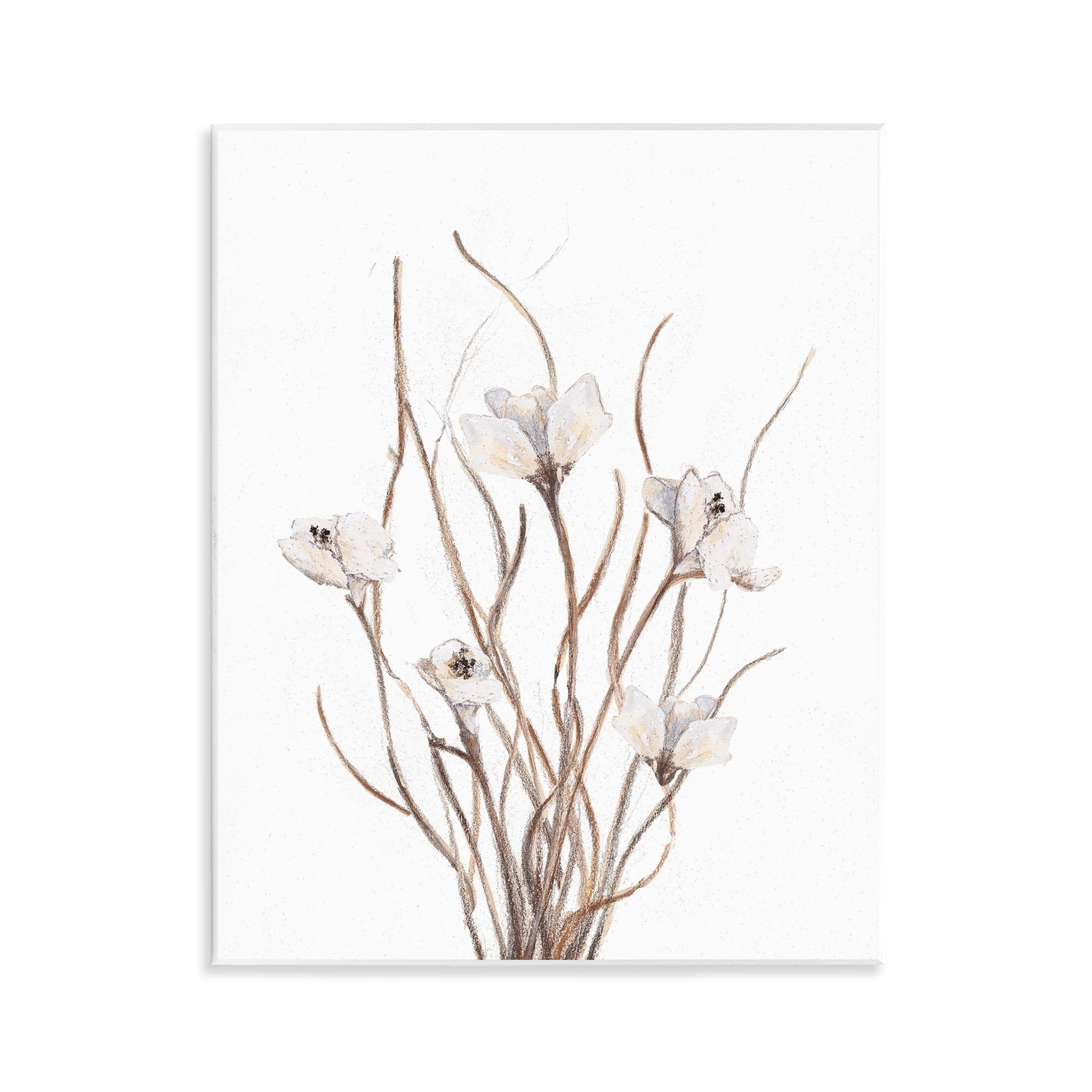 Stupell Industries Curly Floral Branches Wall Plaque Art, design by Lanie Loreth