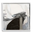 thumbnail image 1 of Stupell Industries Curved Black Forms Scribbled Shapes Abstract Painting Painting White Framed Art Print Wall Art, Design by Victoria Barnes, 1 of 8