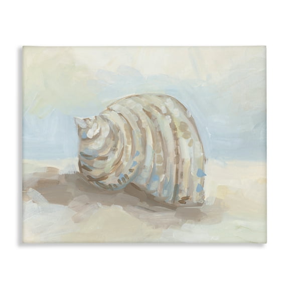 Stupell Industries Curved Blended Seashell Canvas Wall Art design by JJ Design House LLC, 36 x 48