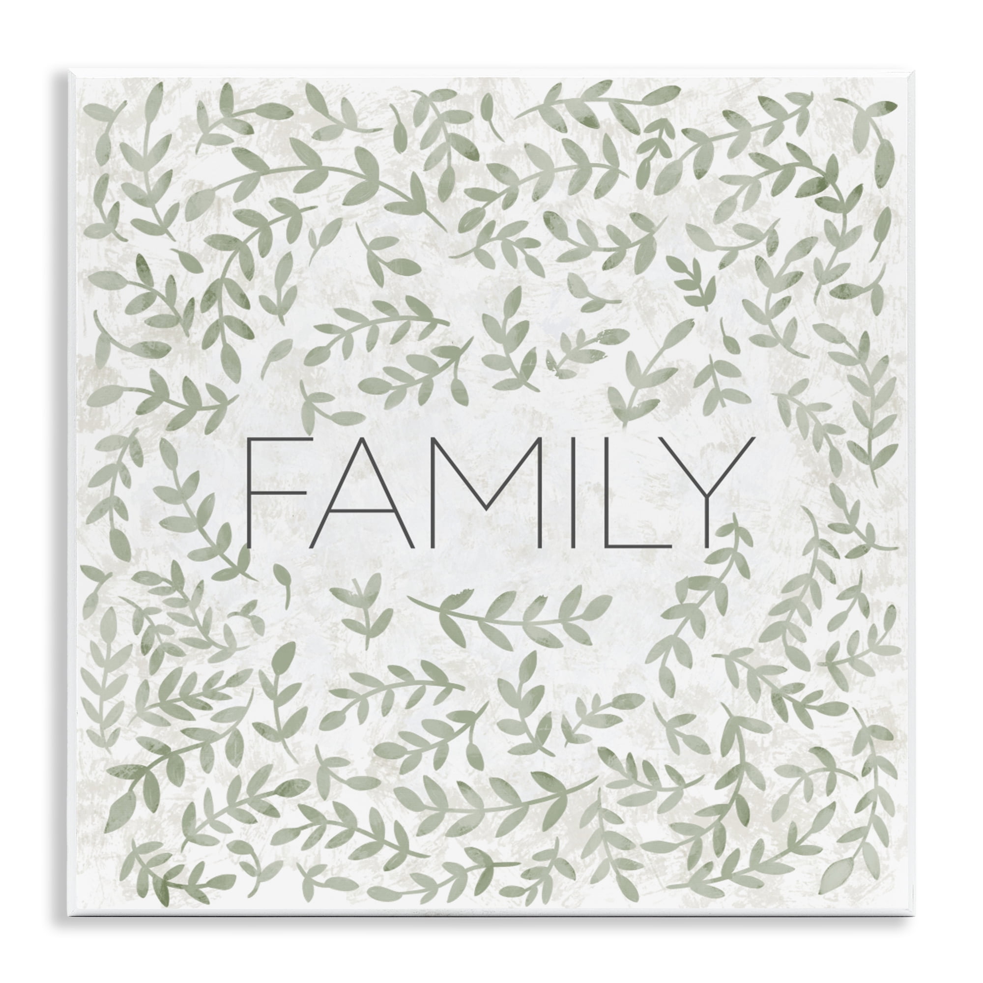Stupell Industries Curved Ivy Sprigs Family Wall Plaque Art, design by SD Graphics Studio