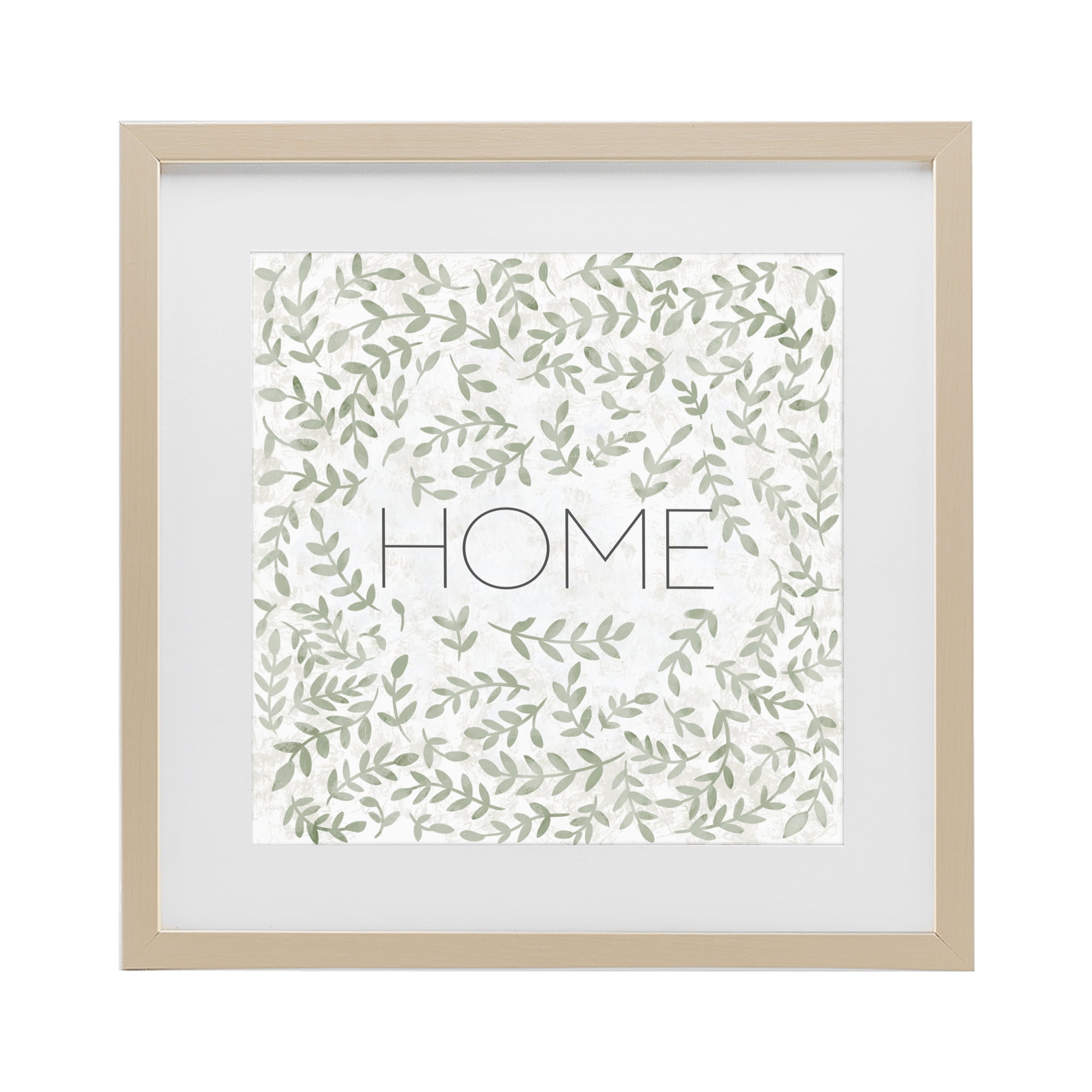 Stupell Industries Curved Ivy Sprigs Greenery Birch Framed Print Under Glass, design by SD Graphics Studio