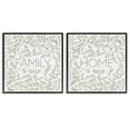 thumbnail image 1 of Stupell Industries Farmhouse Curved Ivy Sprigs Phrases Black 2pc Framed Giclee Art Set, 24 x 24 each, by SD Graphics Studio, 1 of 7