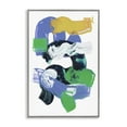 thumbnail image 1 of Stupell Industries Curved Paint Strokes Abstract Painting Gray Framed Art Print Wall Art, 12 x 18, 1 of 10