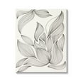 thumbnail image 1 of Stupell Industries Curved Stripes Pattern Botanical Design Graphic Art Gallery Wrapped Canvas Print Wall Art, Design by Regina Moore, 1 of 7