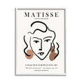 thumbnail image 1 of Stupell Industries Curves Not Crazy Matisse Exhibition Woman Face Lines Framed Wall Art, 11 x 14, Design by Ros Ruseva, 1 of 5