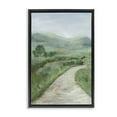 thumbnail image 1 of Stupell Industries Farmhouse Curving Path Landscape Black Floating Frame Canvas Art, 17 x 25, by Jacob Q, 1 of 8