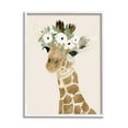 thumbnail image 1 of Stupell Industries Cute Baby Giraffe Floral Crown Children's Safari Animal, 11 x 14, Design by Lucille Price, 1 of 5