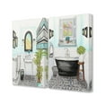 thumbnail image 1 of Stupell Industries Cute Bathrooms Blue Watercolor Painting 2pc Canvas Wall Art Set by Elizabeth Medley, 1 of 6
