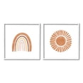 thumbnail image 1 of Stupell Industries Cute Patterned Rainbow and Sun Boho Kids Doodle,12 x 12, Design by Taylor Shannon Designs, 1 of 5