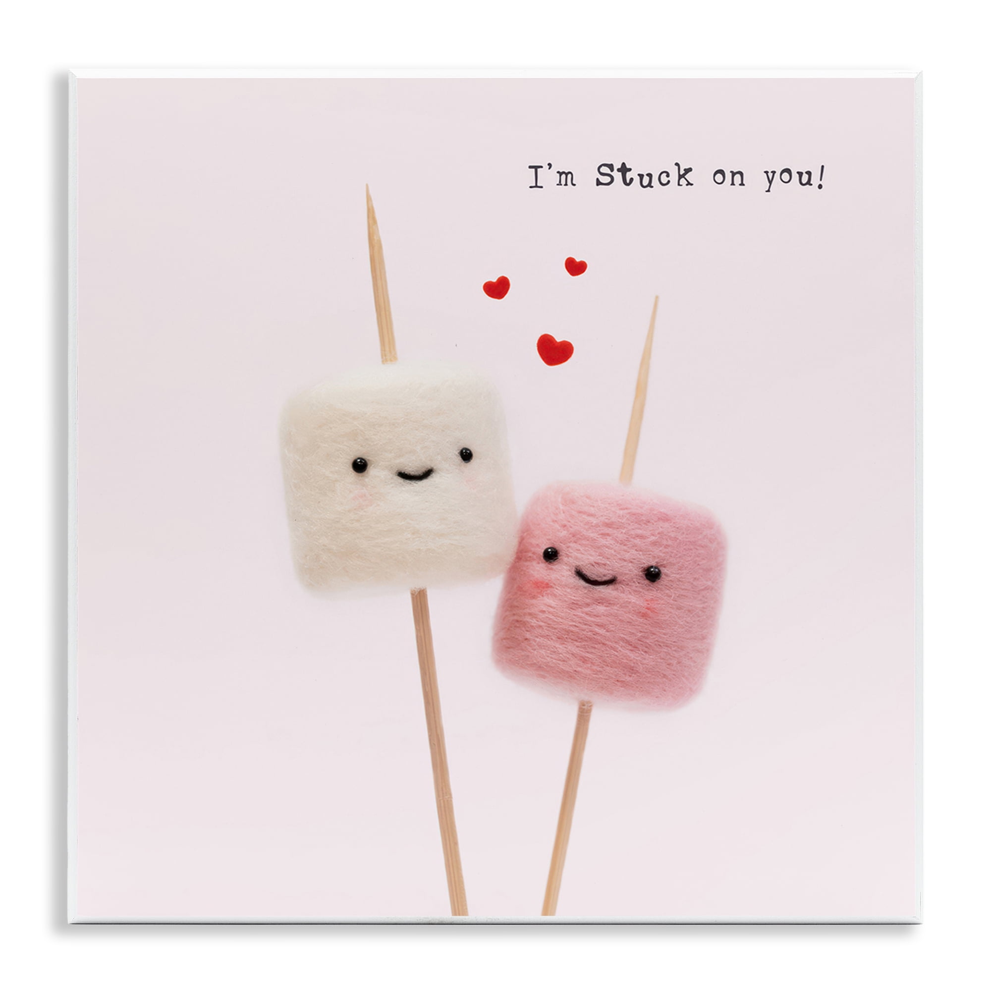 Stupell Industries Cute Stuck On You Food & Beverage Painting Unframed Art Print Wall Art, 12 x 12