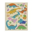 thumbnail image 1 of Stupell Industries Cute Whimsy Dinos Animals Painting Wrapped Canvas Art Print Wall Art, 24 x 30, 1 of 8