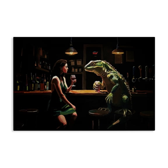 Stupell Industries Cuter Online Funny Date Canvas Wall Art design by Keith Thomson, 24 x 36