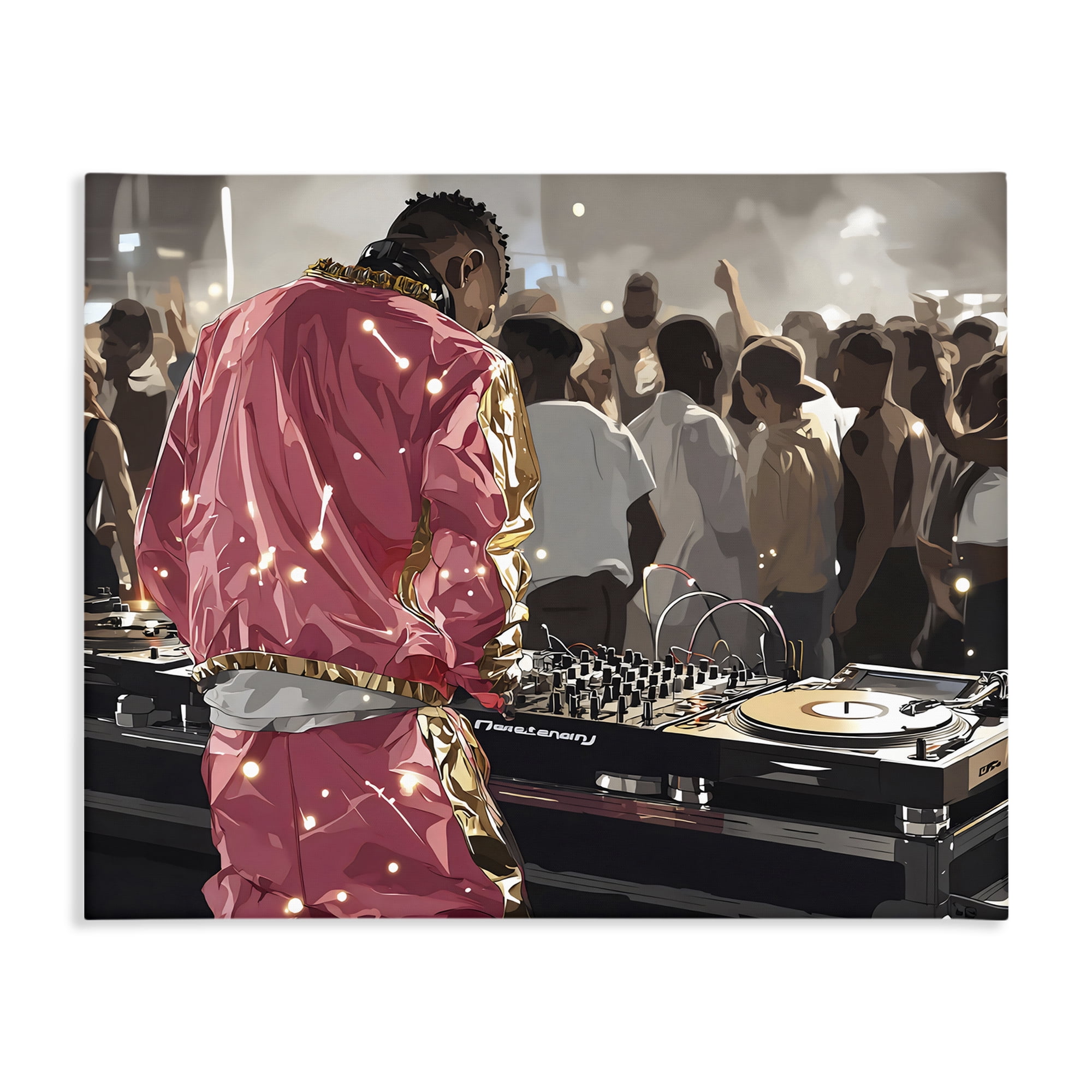 Stupell Industries DJ Performance At Nightclub Canvas Wall Art, design by Franklyn Gregory