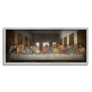 Stupell Industries Da Vinci The Last Supper Religious Classical Painting, 10 x 24,Design by Leonardo Da Vinci