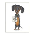 thumbnail image 1 of Stupell Industries Dachshund 'I'm The Boss' Fun Family Pet Phrase Designed by Danny Gordan, 1 of 6