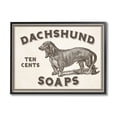 thumbnail image 1 of Stupell Industries Dachshund Soap Vintage Sign, 24 x 30,Design by Daphne Polselli, 1 of 2