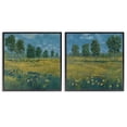 thumbnail image 1 of Stupell Industries Daffodil Tree Lined Field Landscape & Nature Painting Black Framed Art Print Wall Art, 12 x 12, Set of 2, 1 of 2