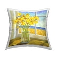 thumbnail image 1 of Stupell Industries Daffodils in Coastal Window Square Decorative Printed Throw Pillow, 18 x 18, 1 of 6