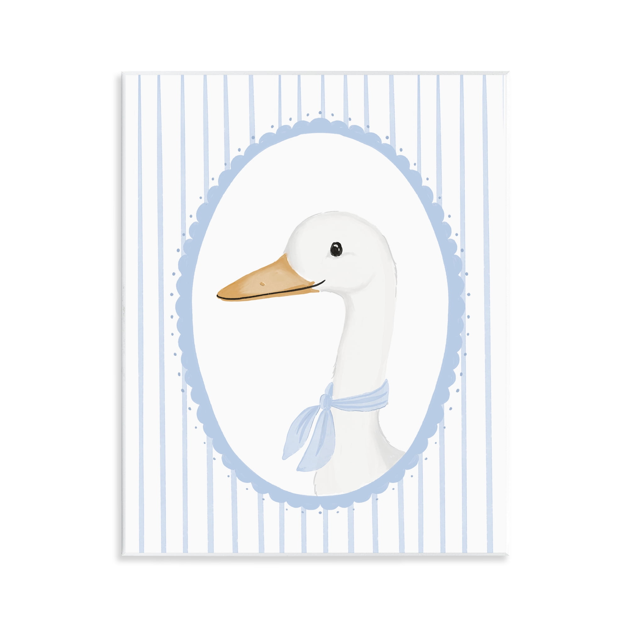 Stupell Industries Dainty Bordered Duck Wall Plaque Art, design by Cherrywood Lane