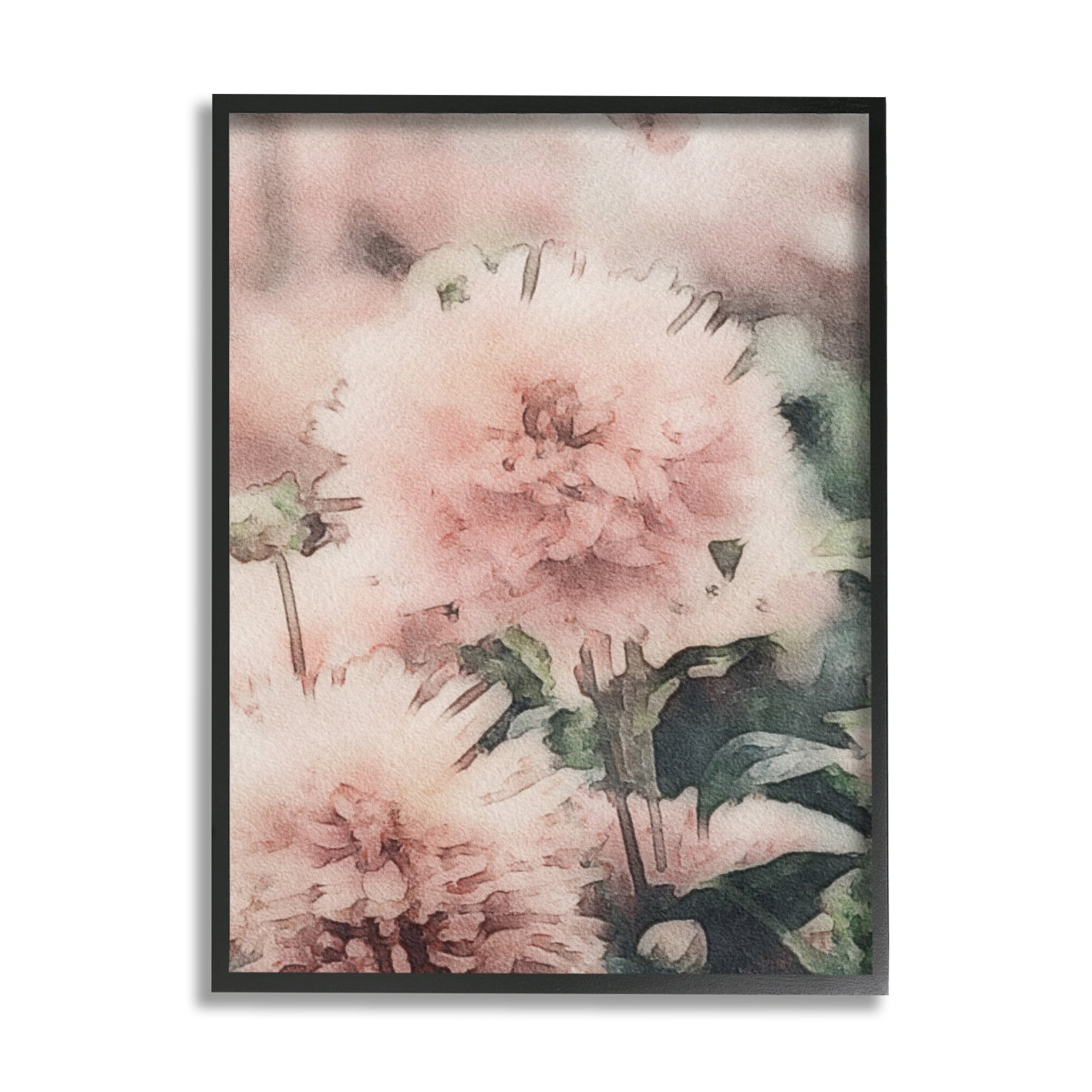 Stupell Industries Dainty Pink Flower Blossom Sprouts Closeup Petals Framed Wall Art, 24 x 30, Design by Amy Brinkman