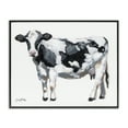 thumbnail image 1 of Stupell Industries Dairy Cow on White Black Framed Giclee Art design by Sara Baker, 24 x 30, 1 of 8