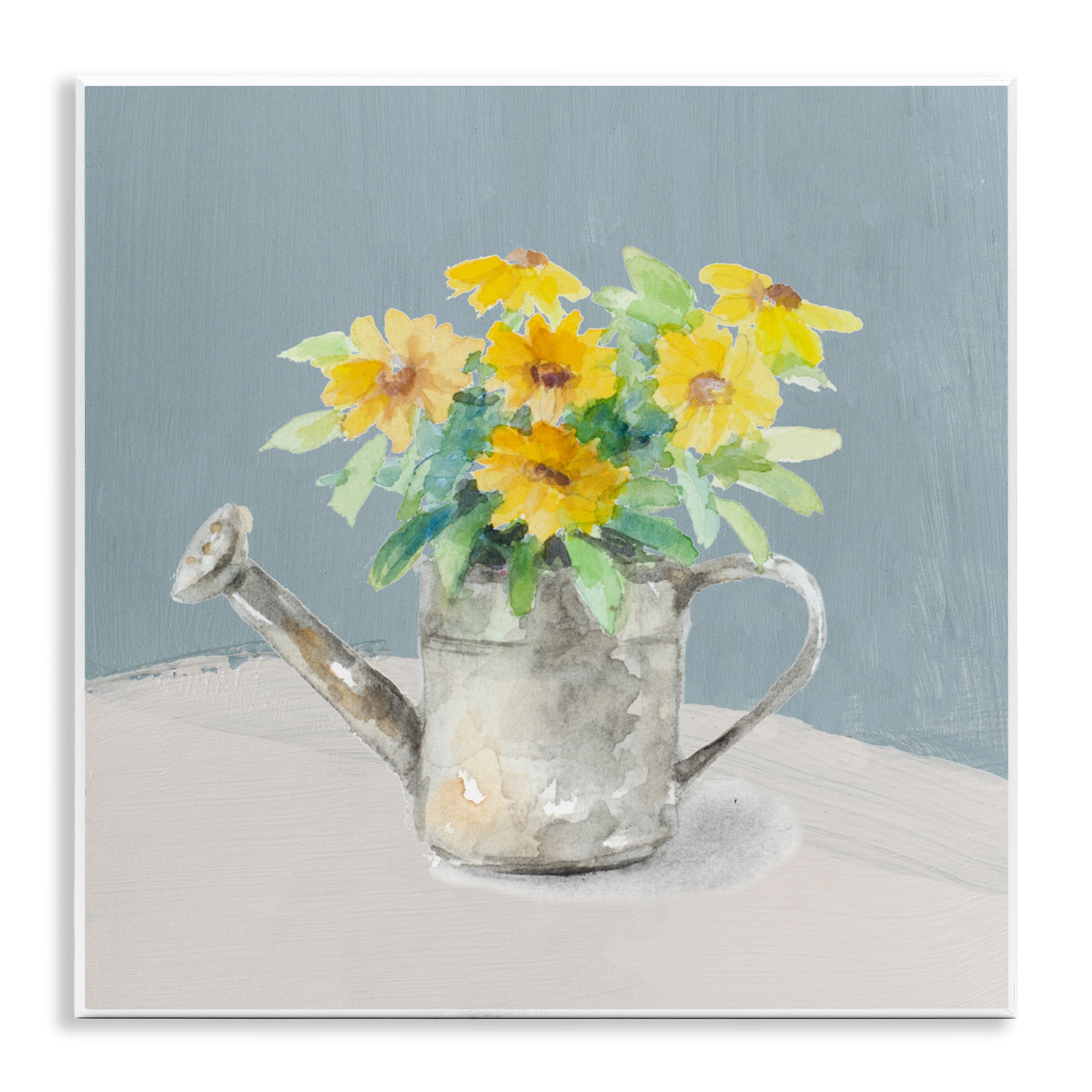 Stupell Industries Daisies in Watering Can Wall Plaque Art, design by Lanie Loreth