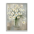 thumbnail image 1 of Stupell Industries Daisy Bloom Bouquet Potted Flowers Abstract Pattern Paintings Gray Framed Art Print Wall Art, 16x20, by Nan, 1 of 8
