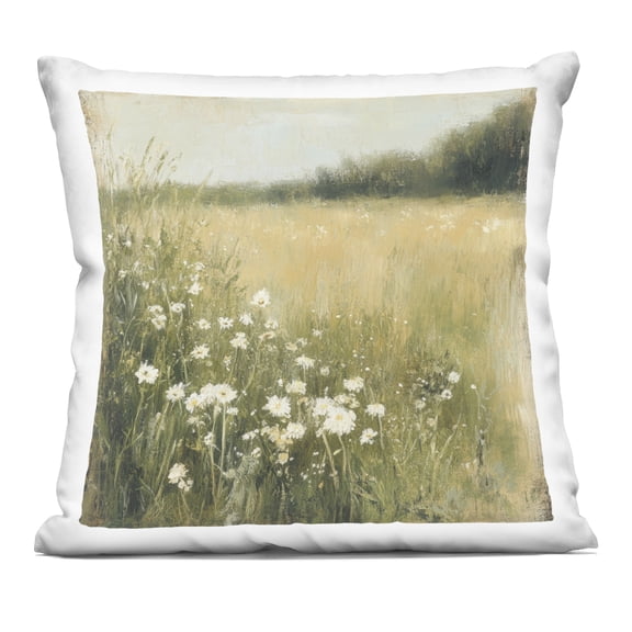 Stupell Industries Daisy Dream Field Decorative Printed Throw Pillow design by Petal Prints Design, 18 x 7 x 18