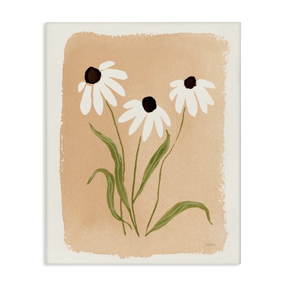 Stupell Industries Daisy Meadow Treasures Floral Painting Wrapped Canvas Canvas Art Print Wall Art, 30 x 40