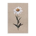 thumbnail image 1 of Daisy Sprig over Neutral Geometric Wall Plaque Art, 10 x 15, Made In USA, 1 of 6