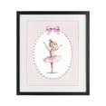 thumbnail image 1 of Stupell Industries Cottage Dance Pink Ballerina Black Framed Print Under Glass, 13 x 16, by Christine Simpson Art, 1 of 8